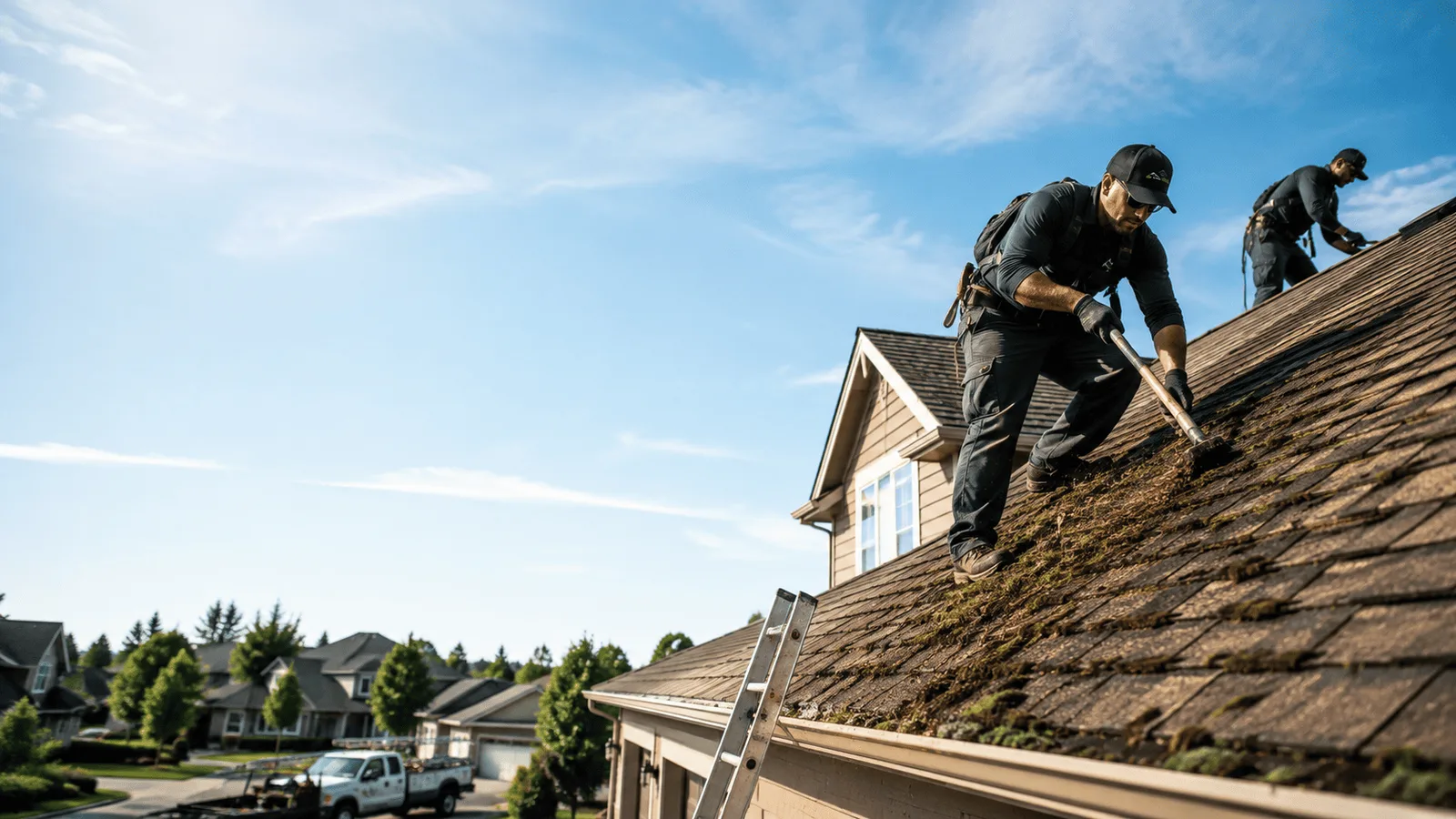 Roof Moss Removal in Lafayette, CA near me